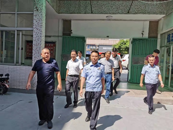 汕头市委政法委副书记肖晓东带队赴珠池街道开展检查督导工作